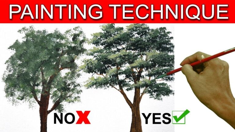Do’s and Don’t on Painting a Tree in Acrylic by JM Lisondra