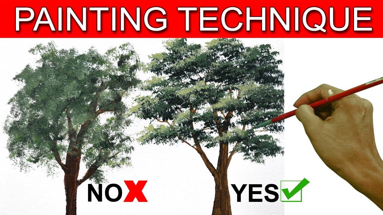 Do’s and Don’t on Painting a Tree in Acrylic by JM Lisondra