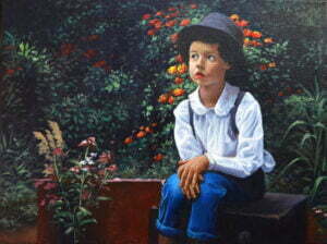 Portrait of a Sitting Boy / Acrylic Painting Tutorial / Video