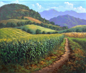 Corn Field – Acrylic Painting on Canvas