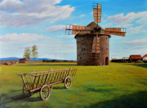 How to Paint Old Wind Mill – Full Step by Step Painting Tutorial in Acrylics