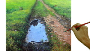Realistic Rocky Road – Acrylic Painting Tutorial / Video