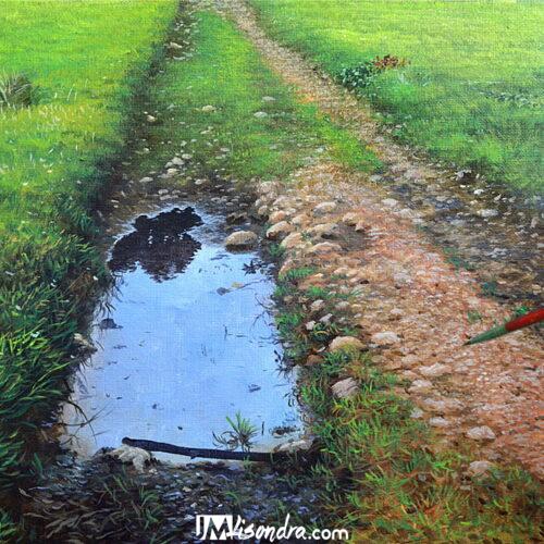 Realistic Rocky Road - Acrylic Painting Tutorial / Video