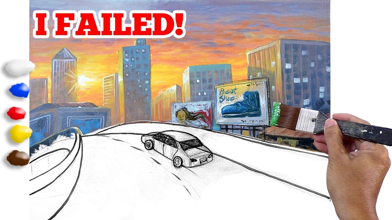 I tried painting City Scape – Is it good? / JMLisondra