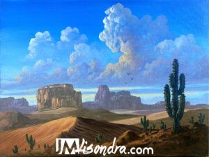 How to Paint Desert – Full Step by Step Painting Tutorial in Acrylics