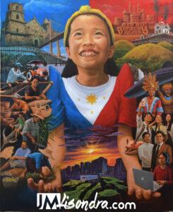 Acrylic Painting – The Flourishing Life of the Visayas