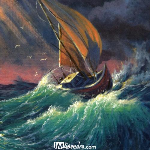 sailboat in the storm Copy Copy